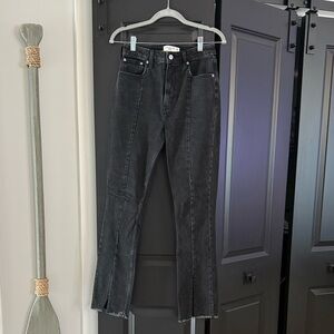 Abercrombie Curve Love The Skinny High Rise Split Jeans